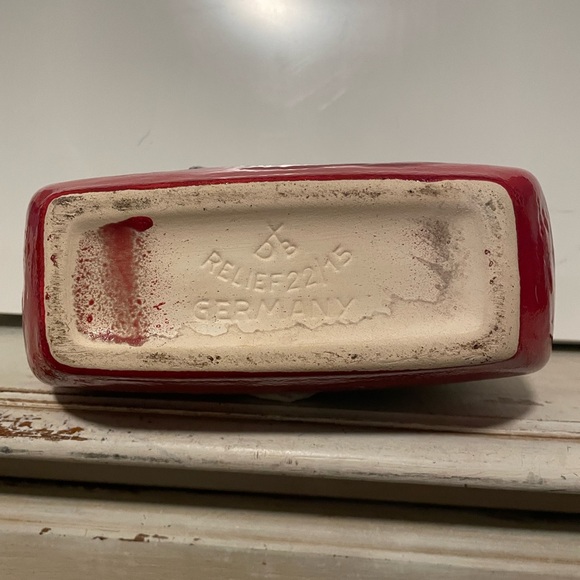 Deumler & Breiden Ceramic "RELIEF" Vase 22/15 German pottery - Picture 2 of 5